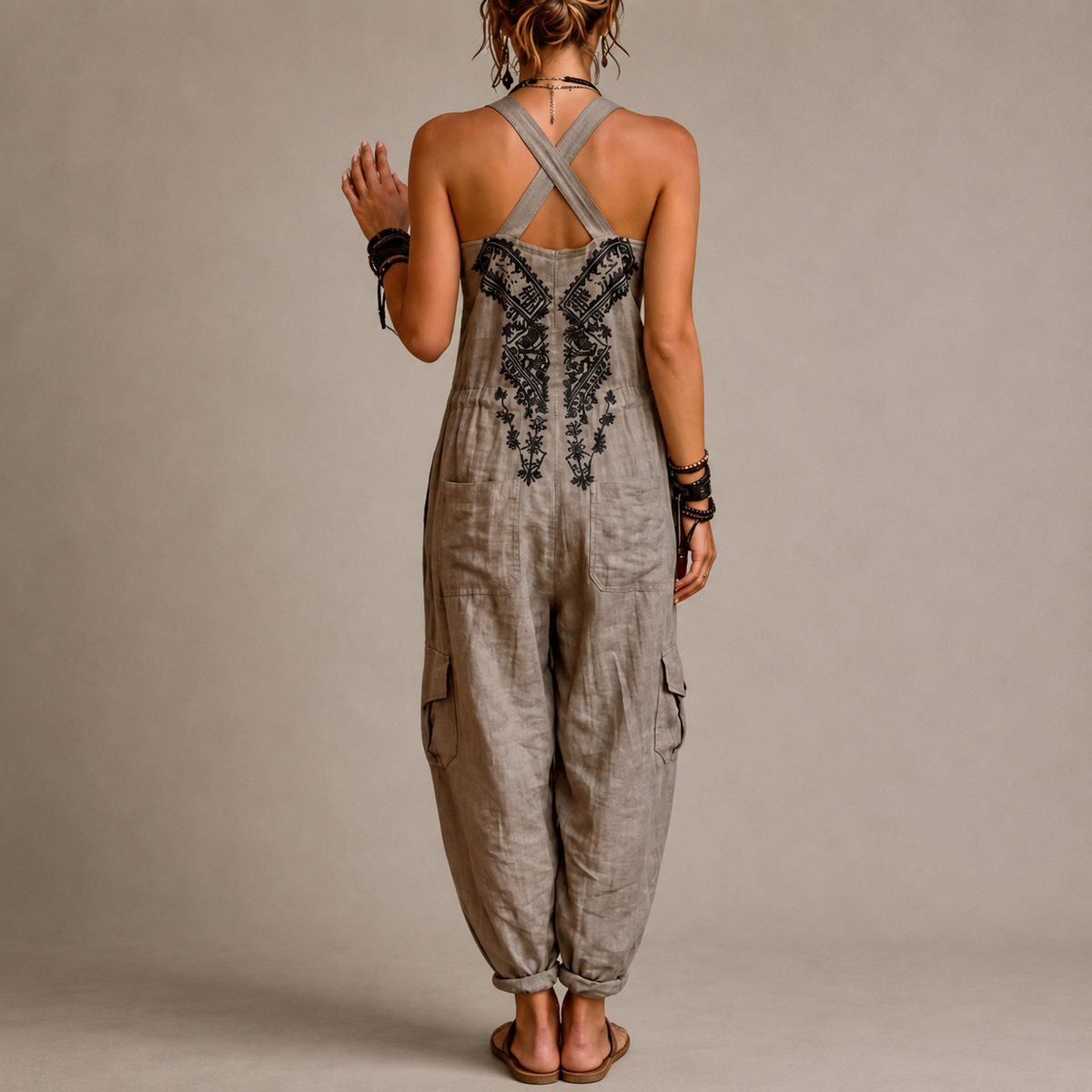 IMOGEN | Harem Artisan Adjustable Jumpsuit