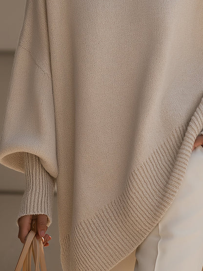 ESTELLA | Asymmetric Cozy Knit Sweater