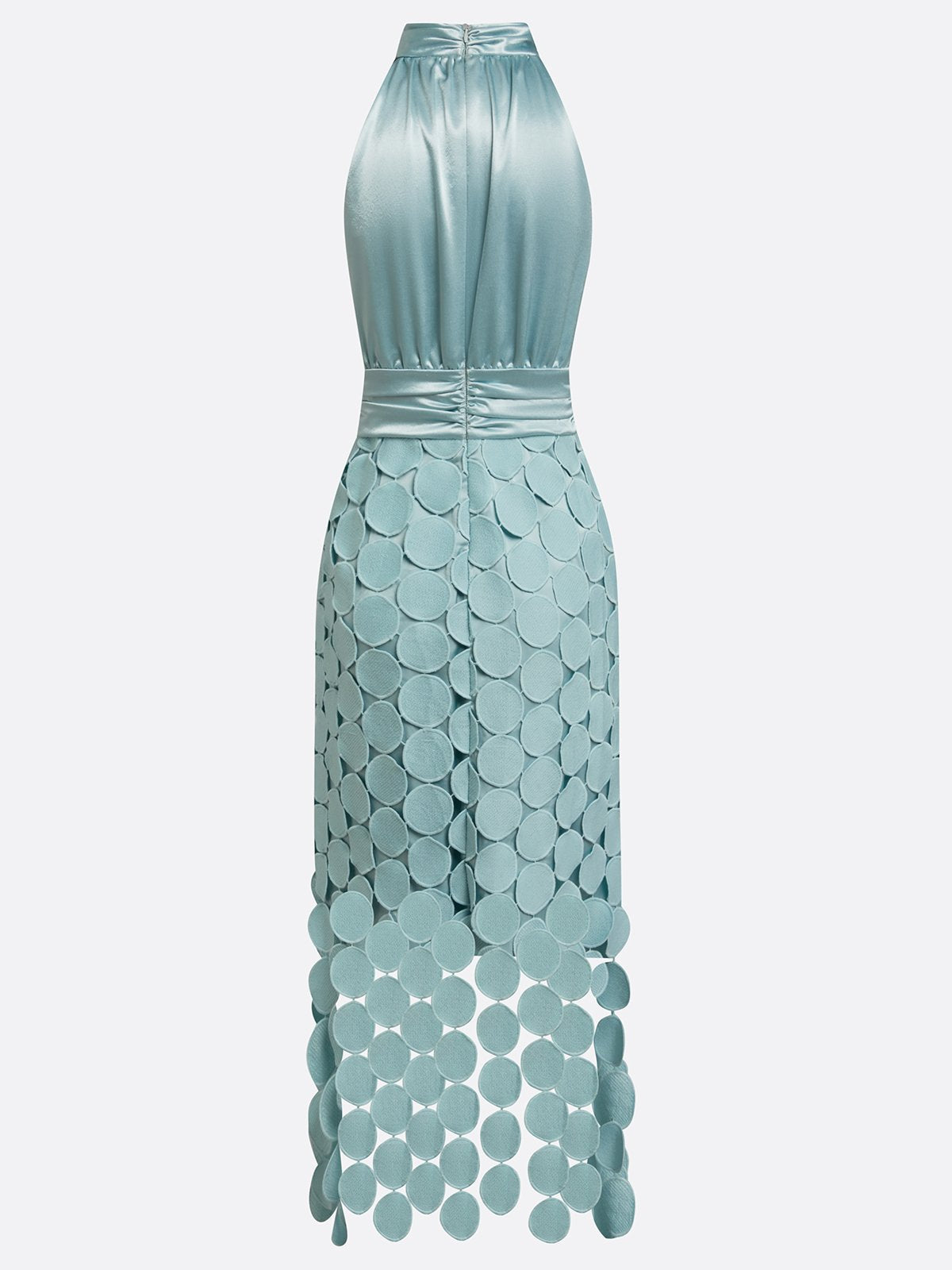 SILVANA | Textured Lustrous Occasion Midi Dress