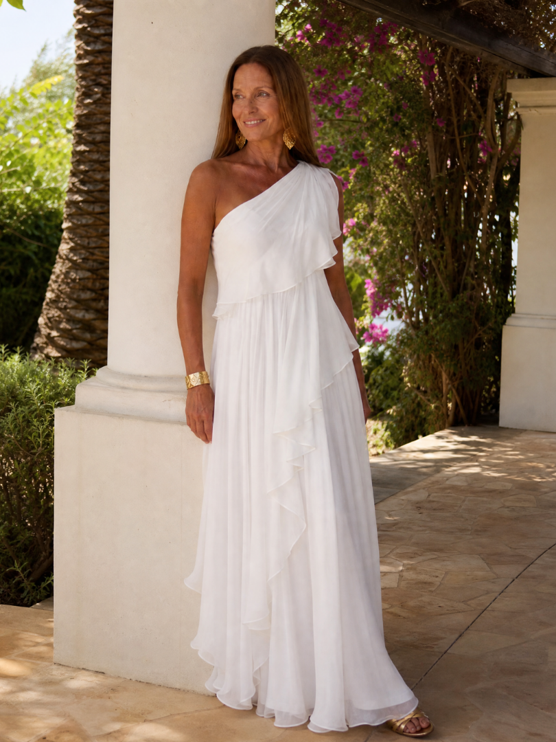 BEATRICE | Dramatic Flourished Voluminous Maxi Dress