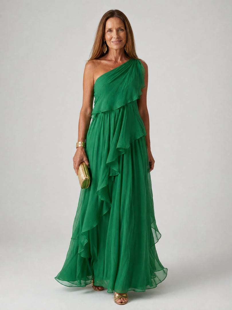BEATRICE | Dramatic Flourished Voluminous Maxi Dress