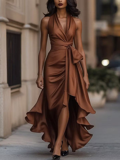 ROSALIND | Satin Cascading Layered Gala