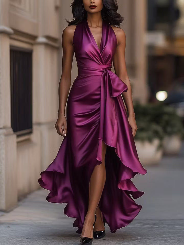 ROSALIND | Satin Cascading Layered Gala