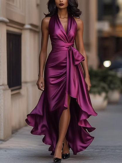 ROSALIND | Satin Cascading Layered Gala