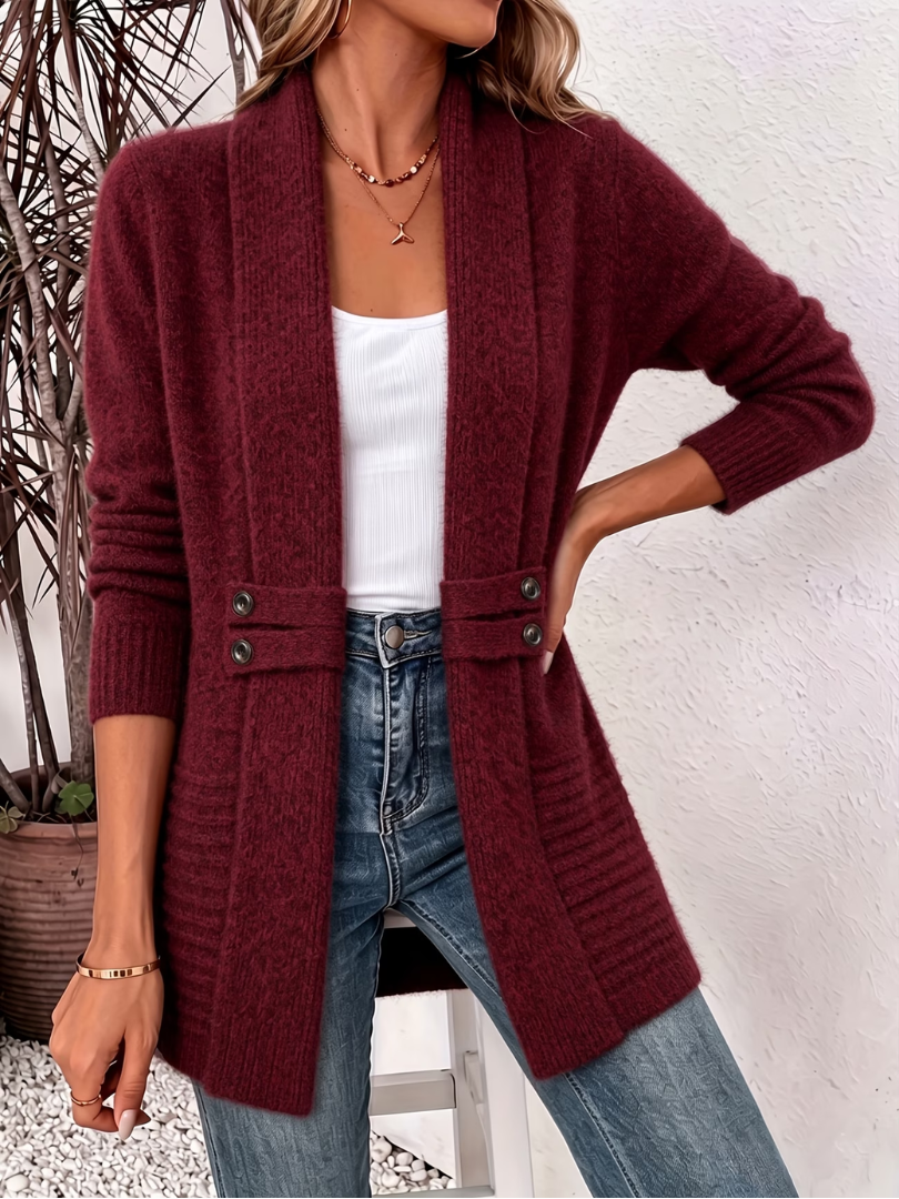 FELICIANA | Flecked Dune Cardigan