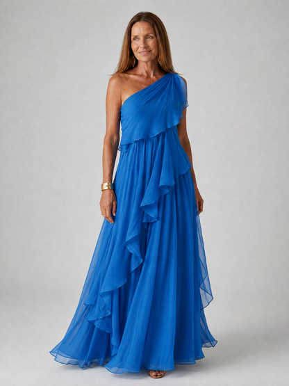 BEATRICE | Dramatic Flourished Voluminous Maxi Dress