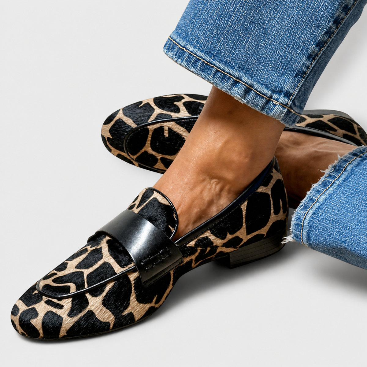 ELODORA | Leopard-Print Loafers