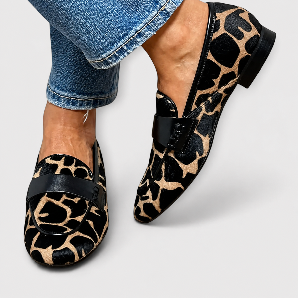 ELODORA | Leopard-Print Loafers