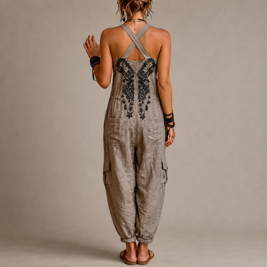 IMOGEN | Harem Artisan Adjustable Jumpsuit