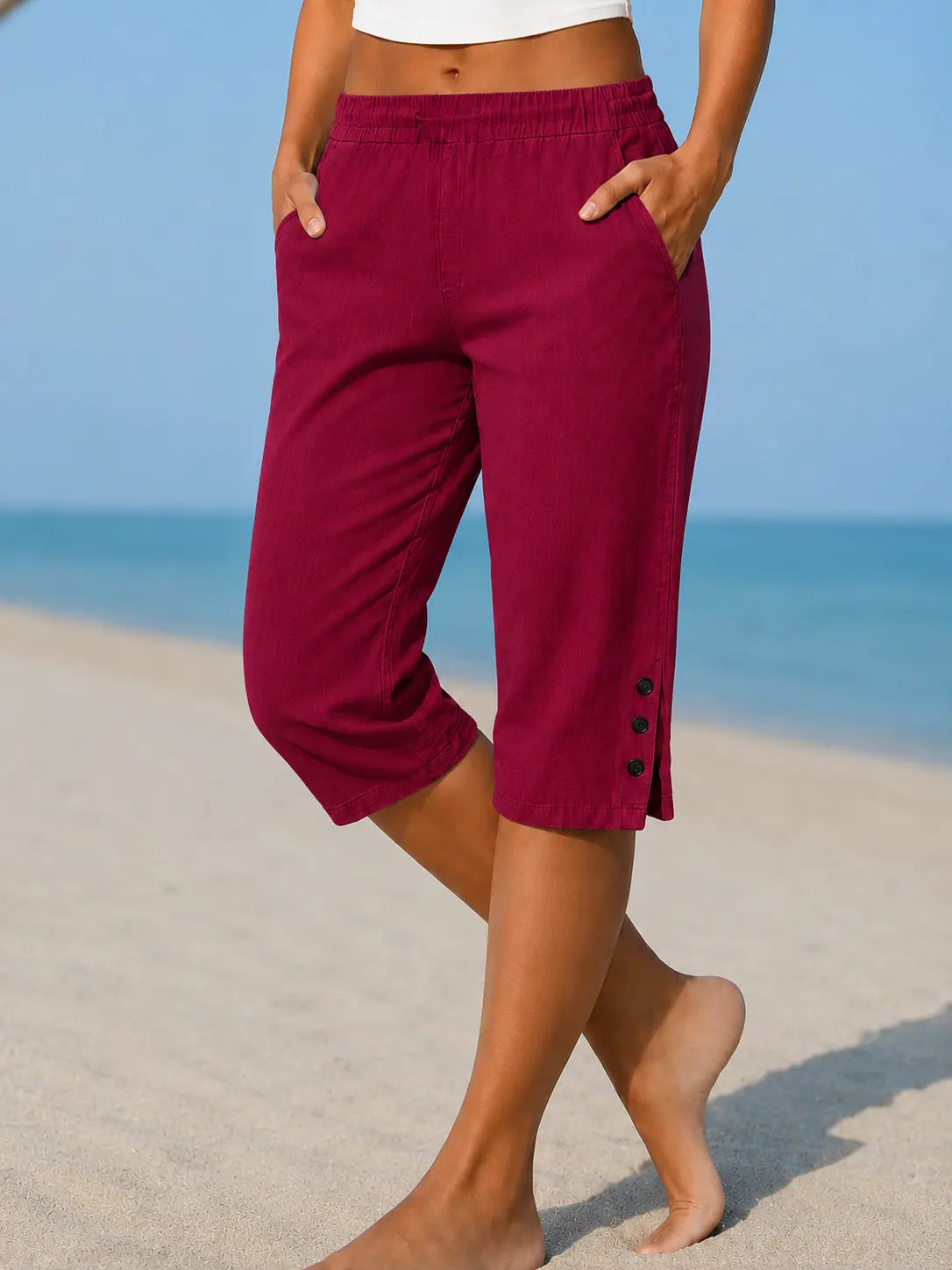 IOLANDA | Easygoing Carefree Capri Pants