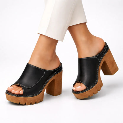 MARISTELLA | LEATHER PRESTIGE HEELS