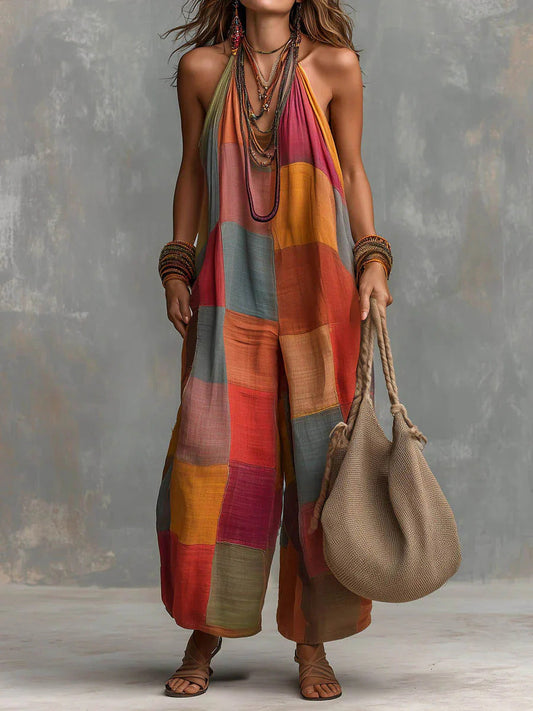 PALOMA | Patchwork Breezy Jumpsuit