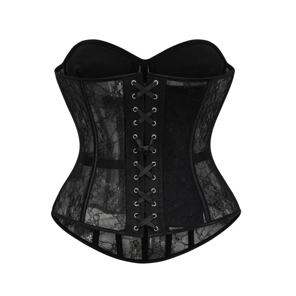 Sheer Lace Line Sculpting Corset