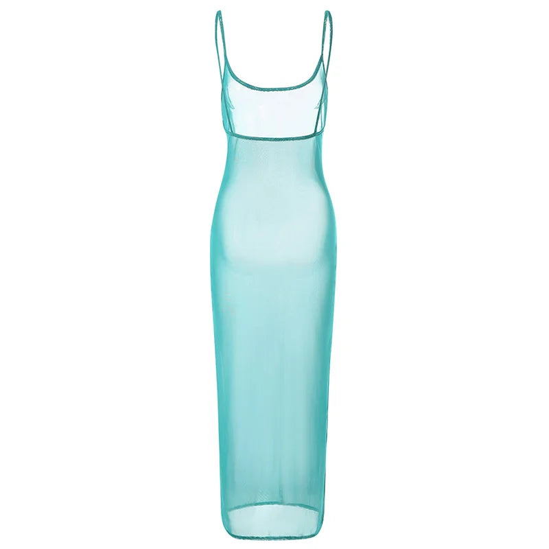 Leopard Print Strap Slip Dress