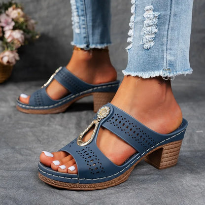 ISABELLA | CONTOURED TEXTURED MAJESTIC SANDALS