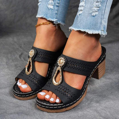ISABELLA | CONTOURED TEXTURED MAJESTIC SANDALS