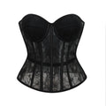 Sheer Lace Line Sculpting Corset
