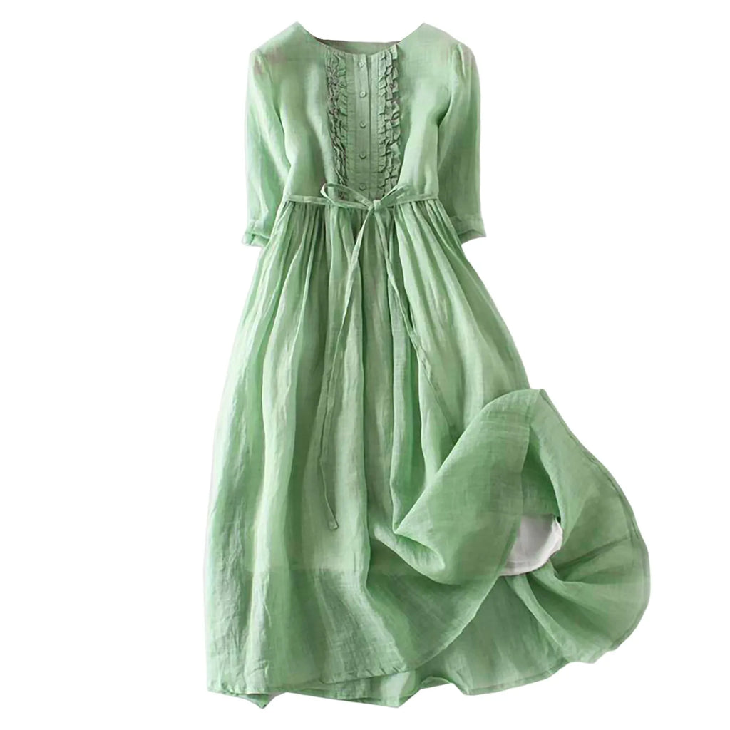 Relaxed Flowing Everyday Midi Dress
