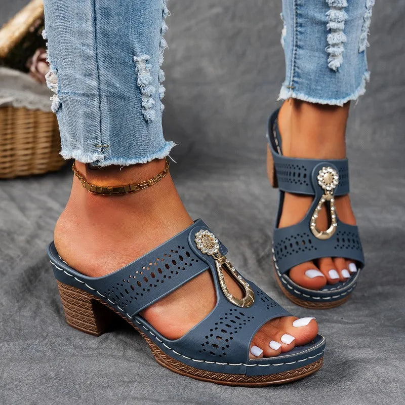 ISABELLA | CONTOURED TEXTURED MAJESTIC SANDALS