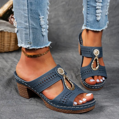 ISABELLA | CONTOURED TEXTURED MAJESTIC SANDALS