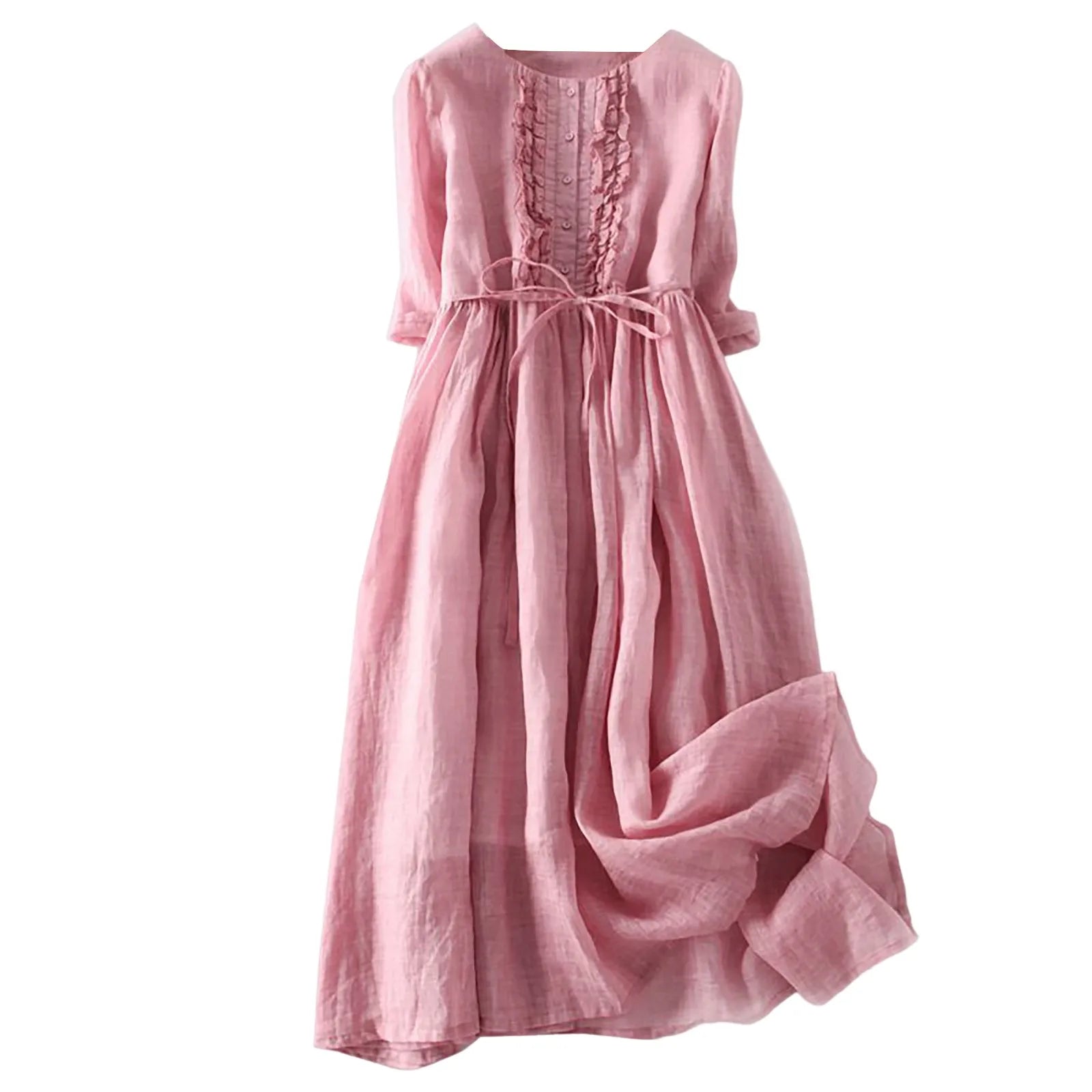 Relaxed Flowing Everyday Midi Dress