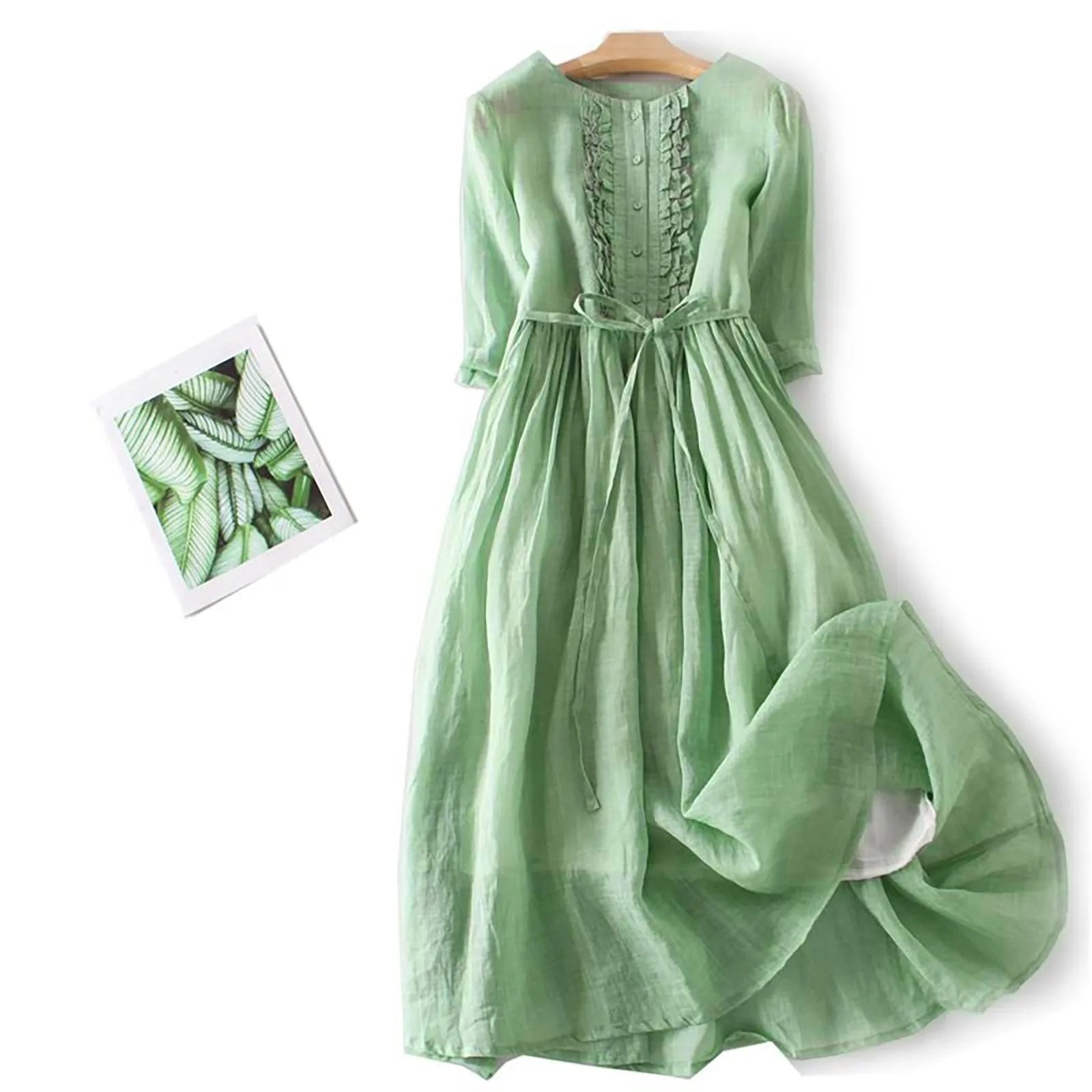 Relaxed Flowing Everyday Midi Dress