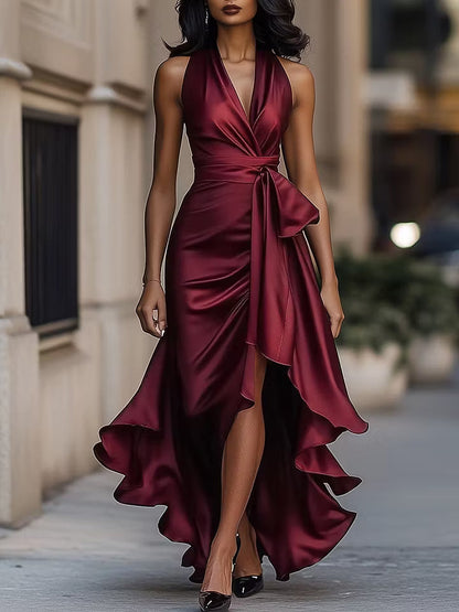 ROSALIND | Satin Cascading Layered Gala