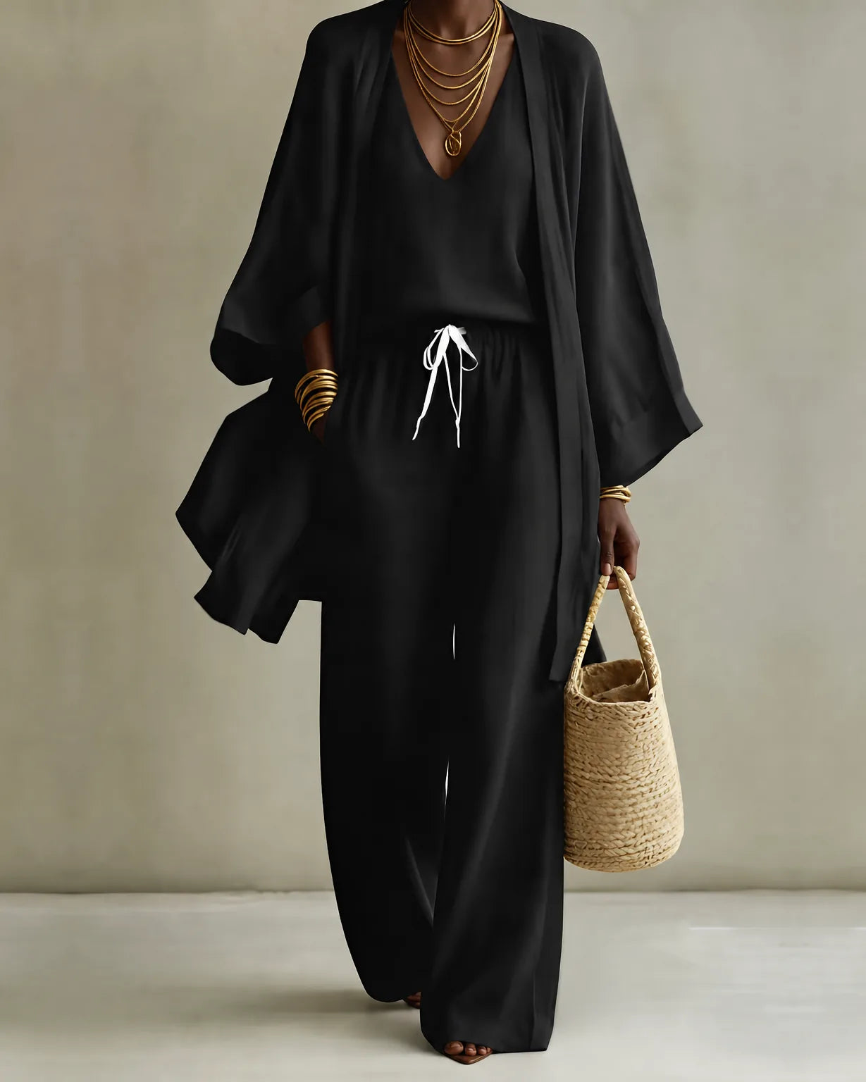 NATALIA | Vest Coordinated 3 Piece Set
