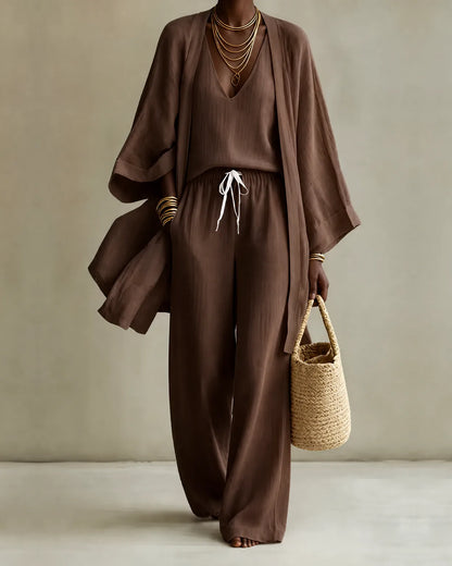 NATALIA | Vest Coordinated 3 Piece Set