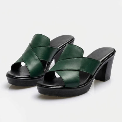 ADARA | SUPPLE LEATHER REFINED SANDALS