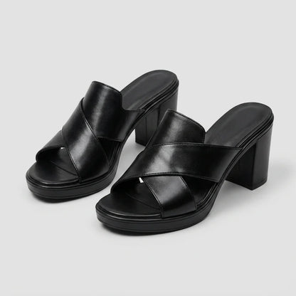 ADARA | SUPPLE LEATHER REFINED SANDALS