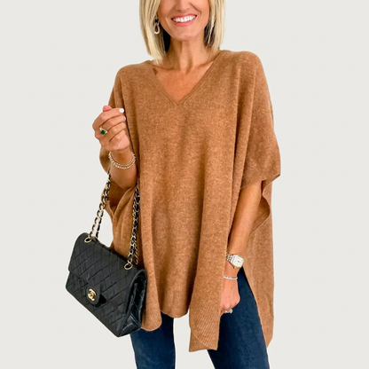 PAOLA | SOFT KNIT OPULENT PONCHO