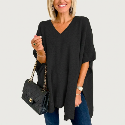 PAOLA | SOFT KNIT OPULENT PONCHO