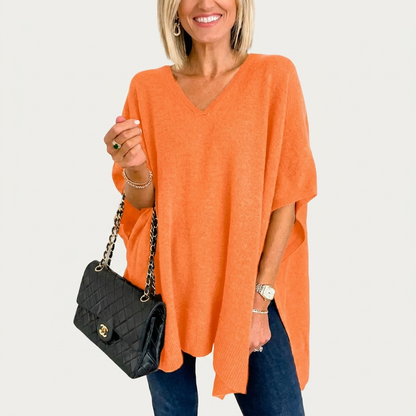 PAOLA | SOFT KNIT OPULENT PONCHO