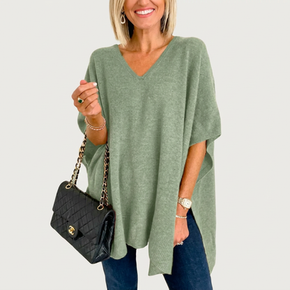 PAOLA | SOFT KNIT OPULENT PONCHO