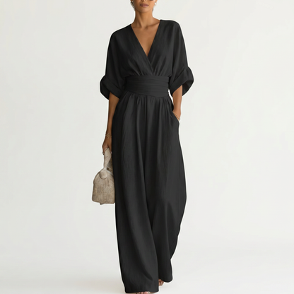 CELESTINE | Draped Sculpted Jumpsuit