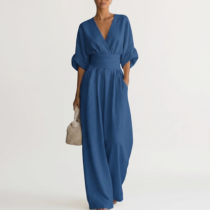 CELESTINE | Draped Sculpted Jumpsuit