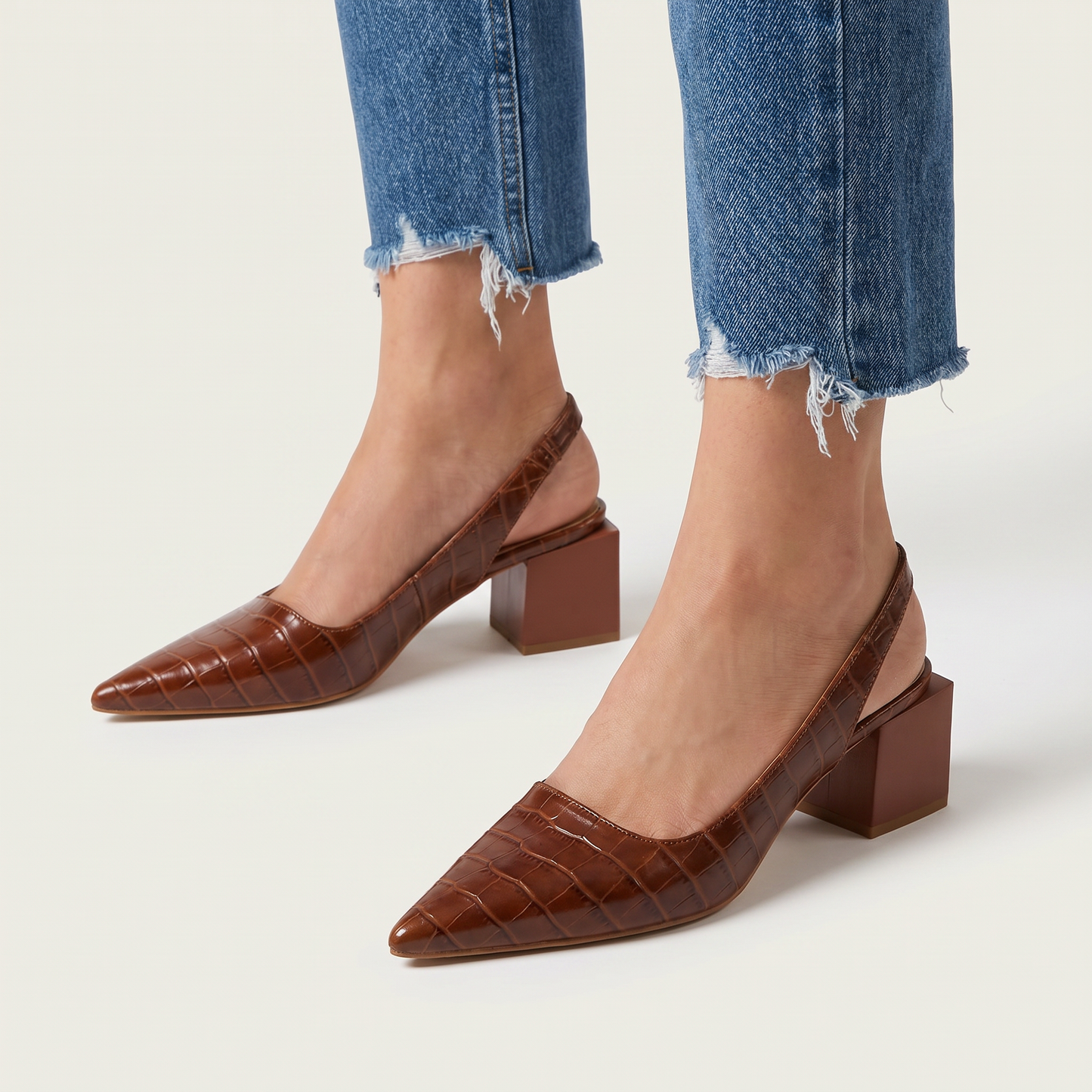 ELISABETTA | HEEL LEATHER LUXE PUMPS