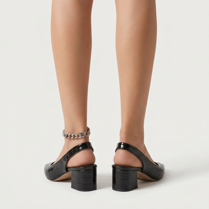 ELISABETTA | HEEL LEATHER LUXE PUMPS