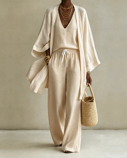 NATALIA | Vest Coordinated 3 Piece Set