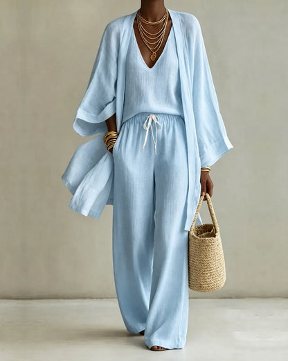 NATALIA | Vest Coordinated 3 Piece Set